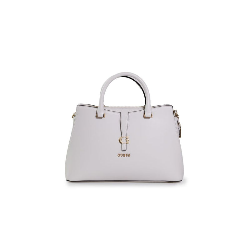 Cream Polyethylene Handbag