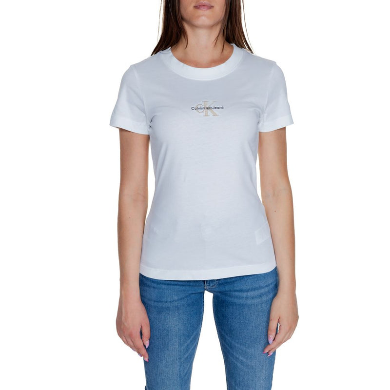 White Cotton Rigenerato Tops & T-Shirt