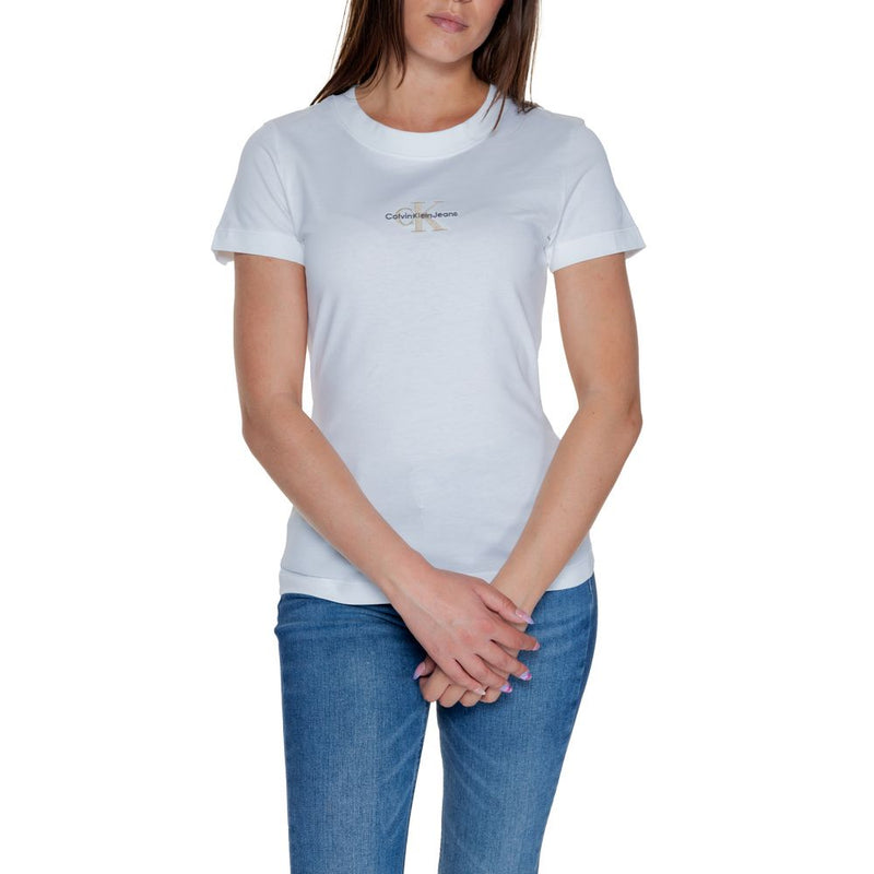 White Cotton Rigenerato Tops & T-Shirt