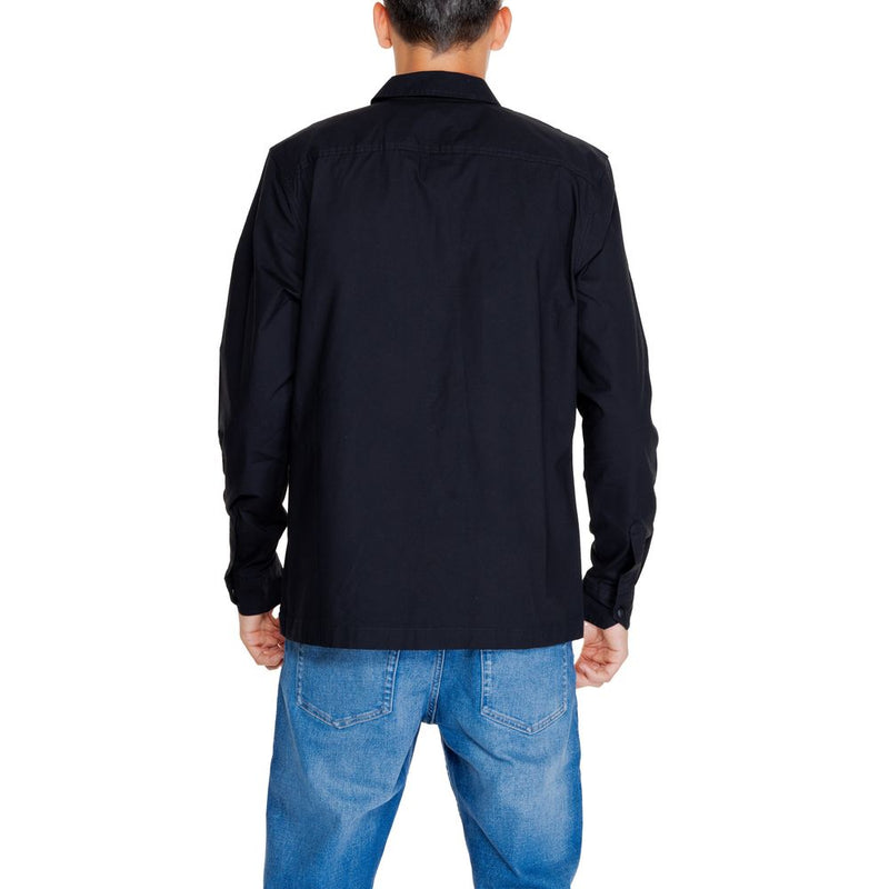 Black Cotton Rigenerato Shirt