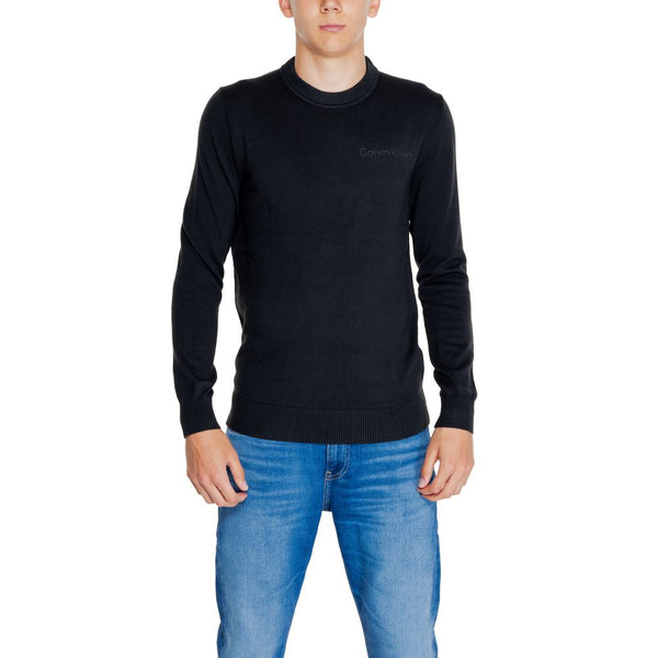 Black Recycled Cotton Sweater