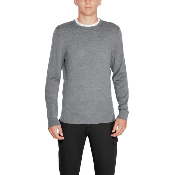 Gray Recycled Wool T-Shirt