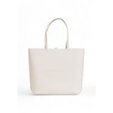 Cream Polyethylene Handbag