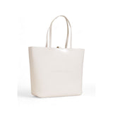 Cream Polyethylene Handbag