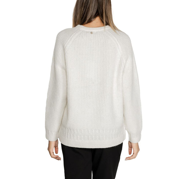 White Polyester Sweater