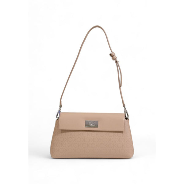 Beige Recycled Polyester Handbag