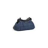 Blue Cotton Handbag