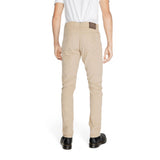 Beige Cotton Jeans & Pant