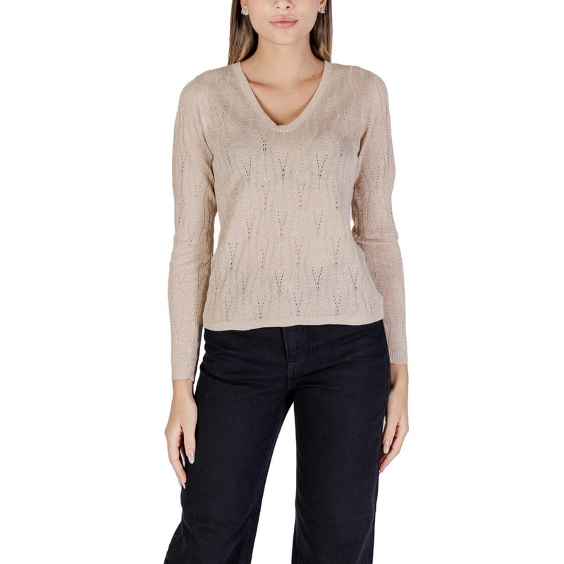 Beige Viscose Tops & T-Shirt