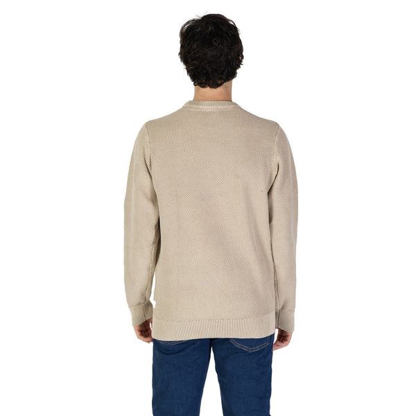 Beige Cotton Sweater