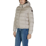 Beige Polyamide Jackets & Coat