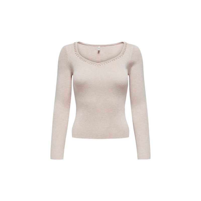 Beige Viscose Sweater