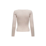 Beige Viscose Sweater