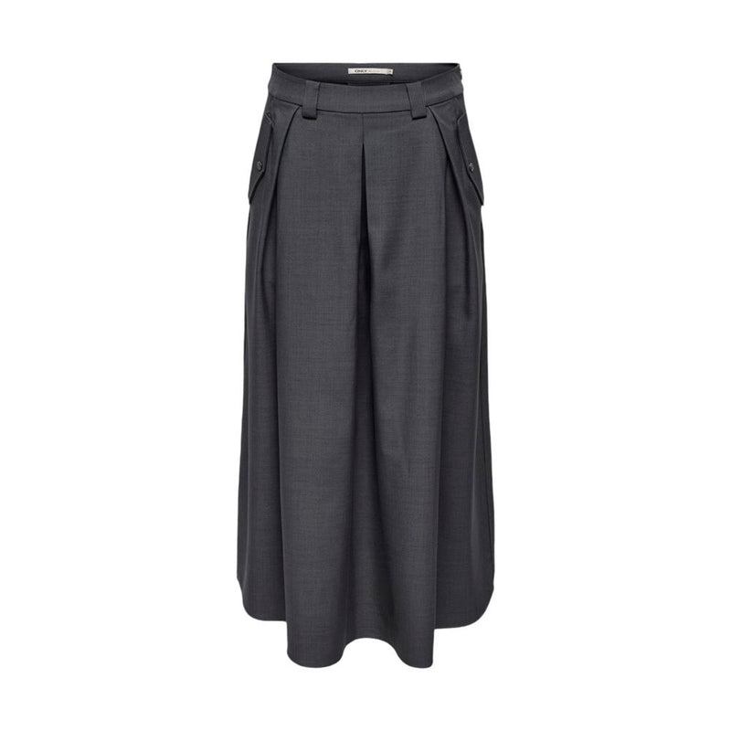 Gray Polyester Skirt