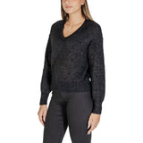 Black Polyester Sweater