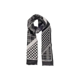 Black Viscose Scarf