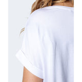 White Polyester Tops & T-Shirt