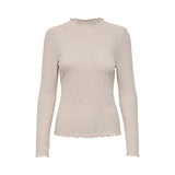 Beige Polyester Sweater