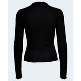 Black Polyester Sweater