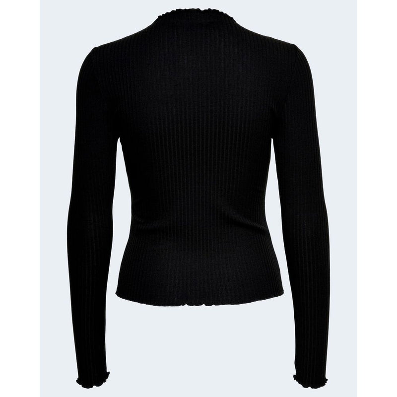 Black Polyester Sweater