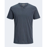 Light Blue Flamed Cotton T-Shirt