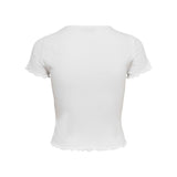 White Polyester Tops & T-Shirt