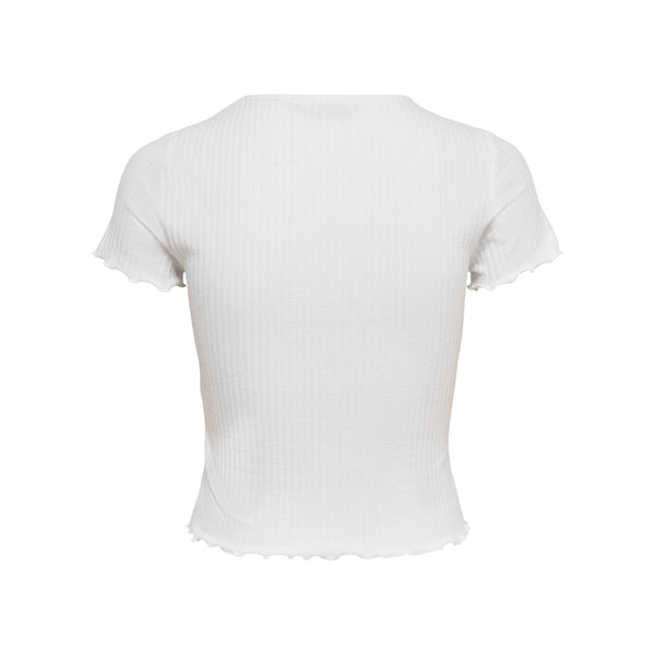 White Polyester Tops & T-Shirt