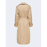 Beige Polyester Jackets & Coat