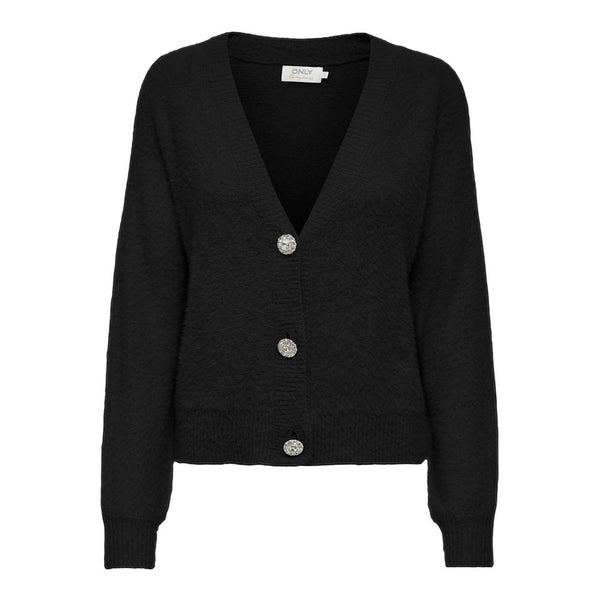 Black Nylon Cardigan