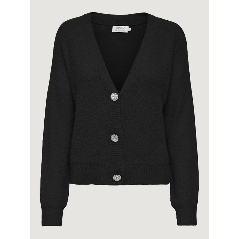 Black Nylon Cardigan