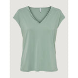 Green Tencel Tops & T-Shirt