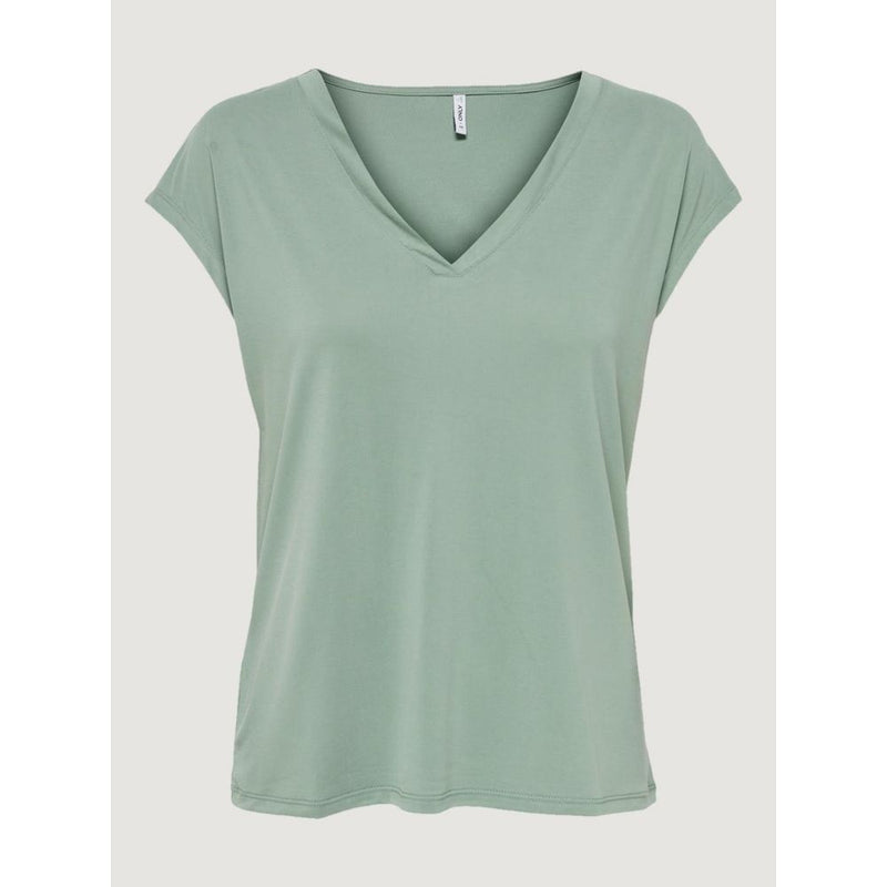 Green Tencel Tops & T-Shirt