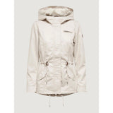 Beige Polyester Jackets & Coat