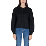 Black Recycled Polyester Cardigan