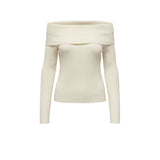 Cream Viscose Sweater