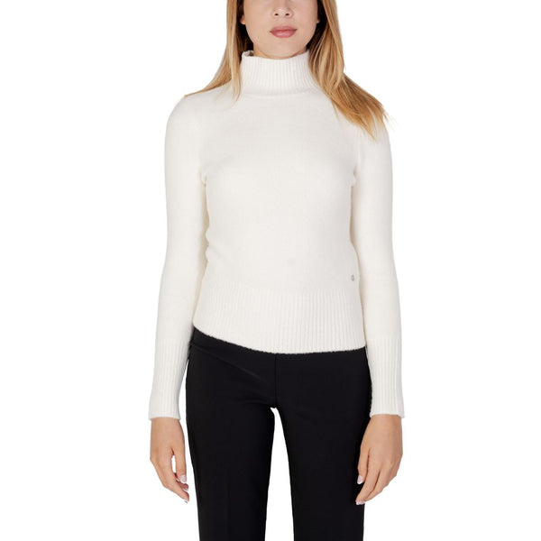 White Polyamide Sweater