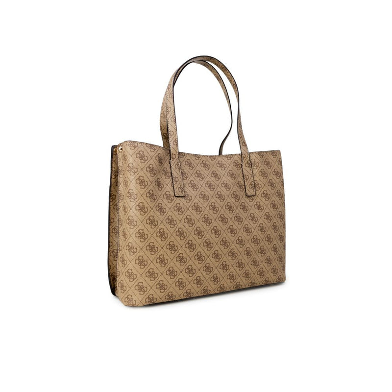 Beige Polyethylene Handbag