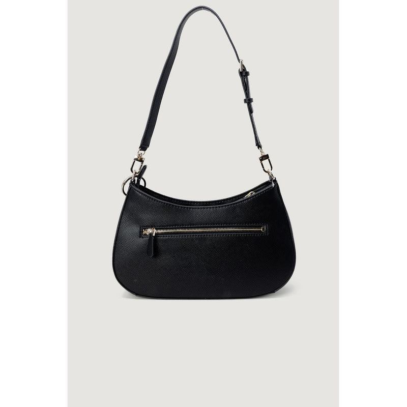 Black Polyester Handbag