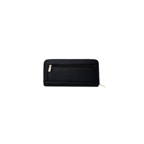 Black Synthetic Leather Wallet