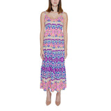 Multicolor Recycled Polyester Dress