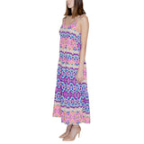 Multicolor Recycled Polyester Dress