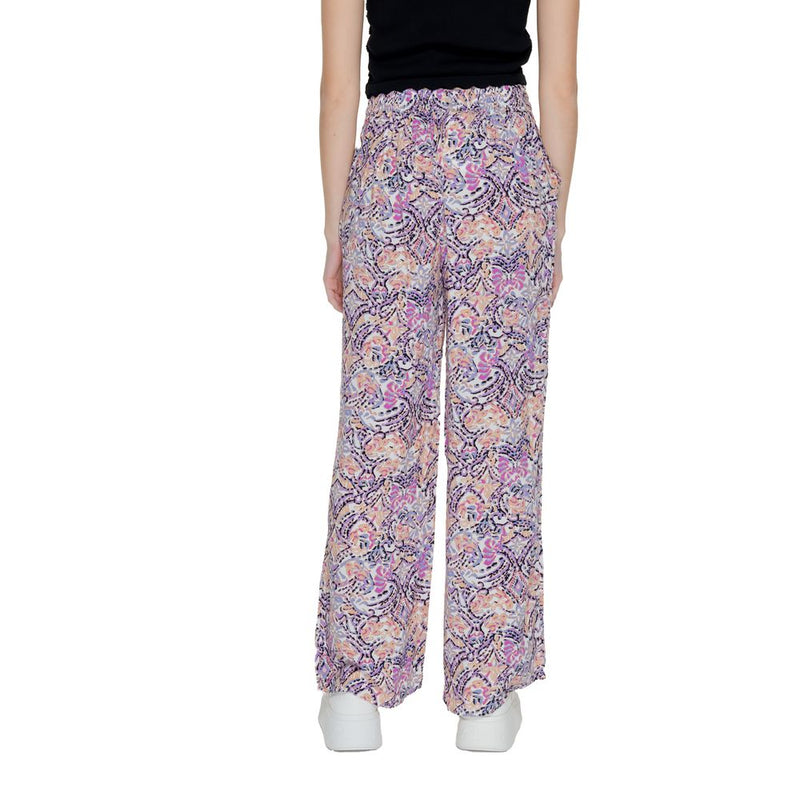 Purple Viscose Jeans & Pant