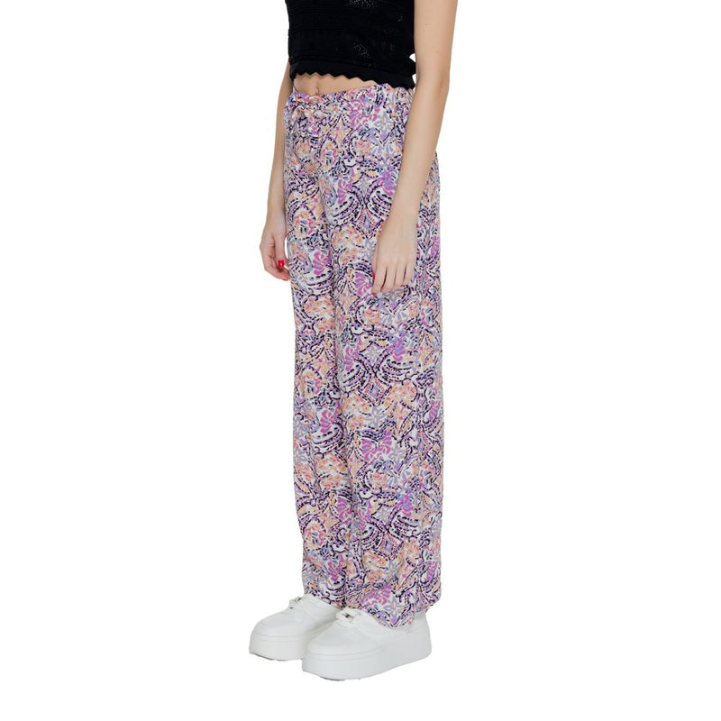 Purple Viscose Jeans & Pant