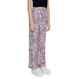 Purple Viscose Jeans & Pant