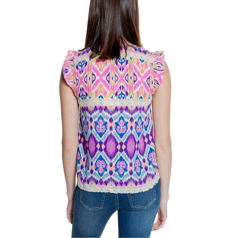 Multicolor Recycled Polyester Tops & T-Shirt