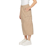 Beige Cotton Skirt