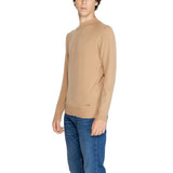 Brown Polyester T-Shirt