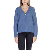 Blue Recycled Polyester Cardigan