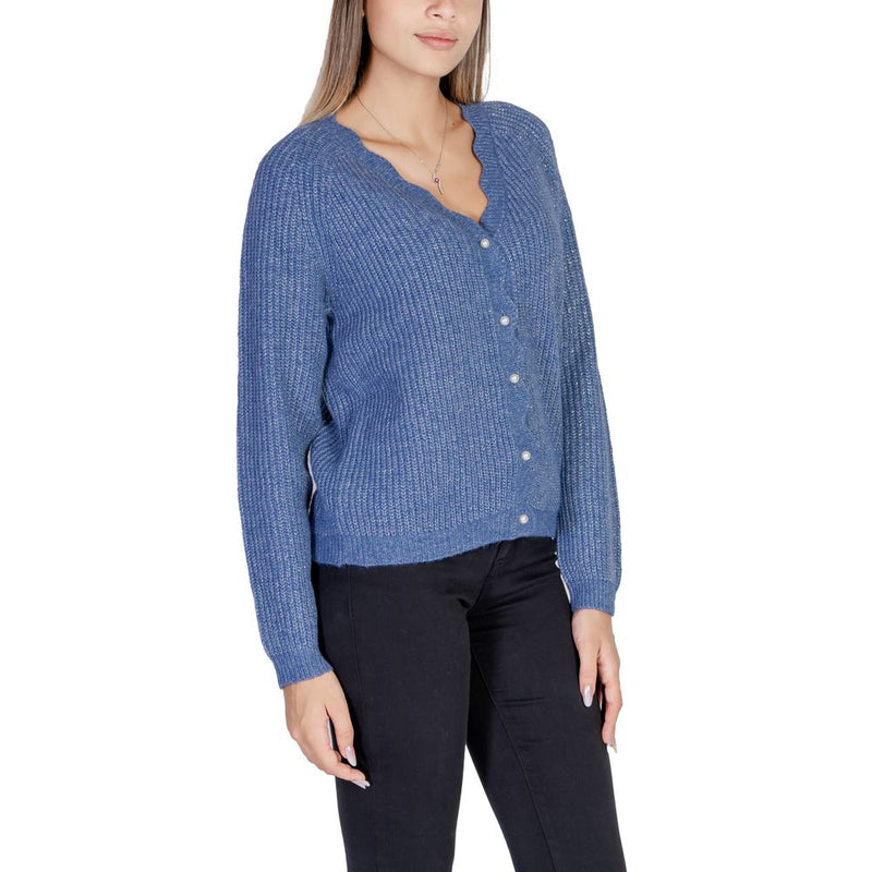 Blue Recycled Polyester Cardigan