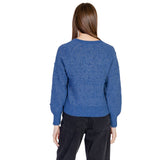 Blue Polyester Sweater